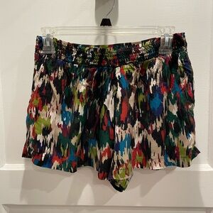 Forever 21 Multicolor Abstract Print Shorts